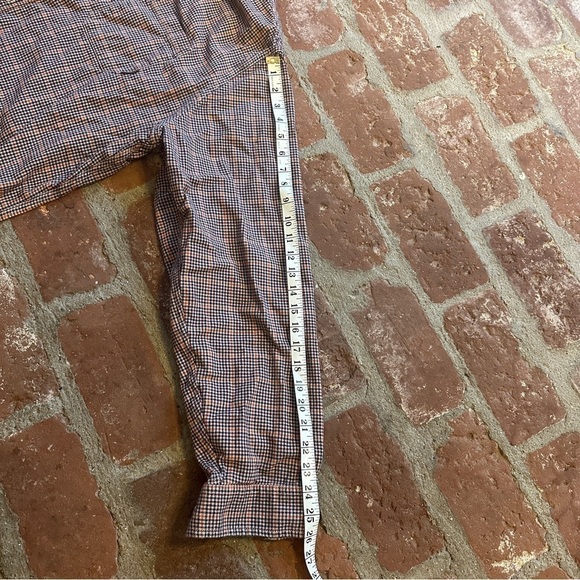 Eddie Bauer Men's Tall 3XL Flannel Multicolor Houndstooth Checked Long Sleeve - Picture 8 of 16